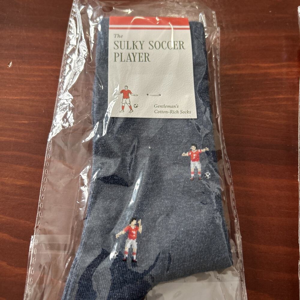 NWT! The Sulky Soccer Player Gentleman’s Cotton-Rich Socks Men's Size USA 8-13